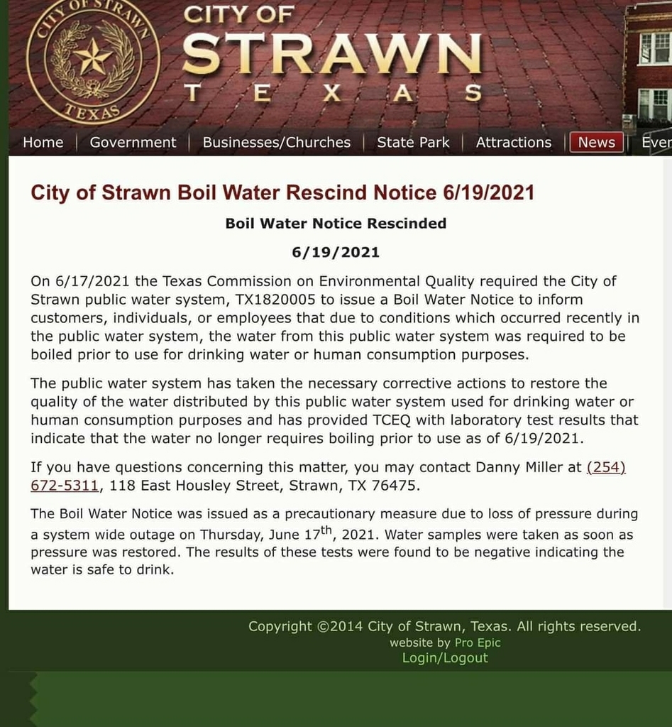 boil notice lifted
