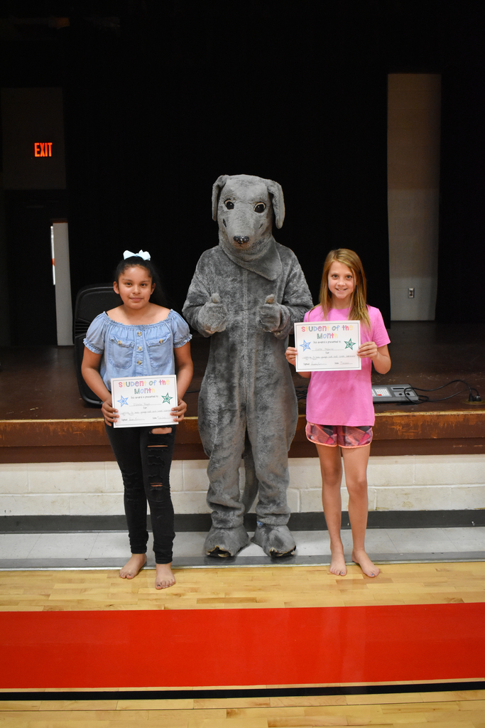 Students of the Month - Estrella Reyes & Hattie Hopkins