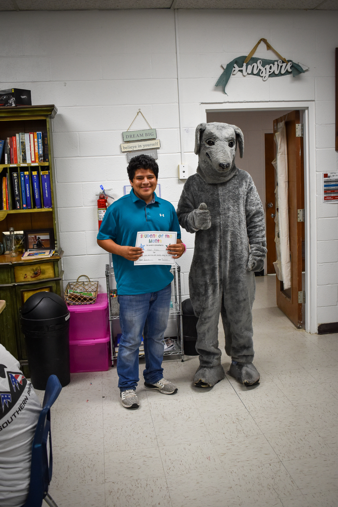 Student of the Month - Manuel Rivera