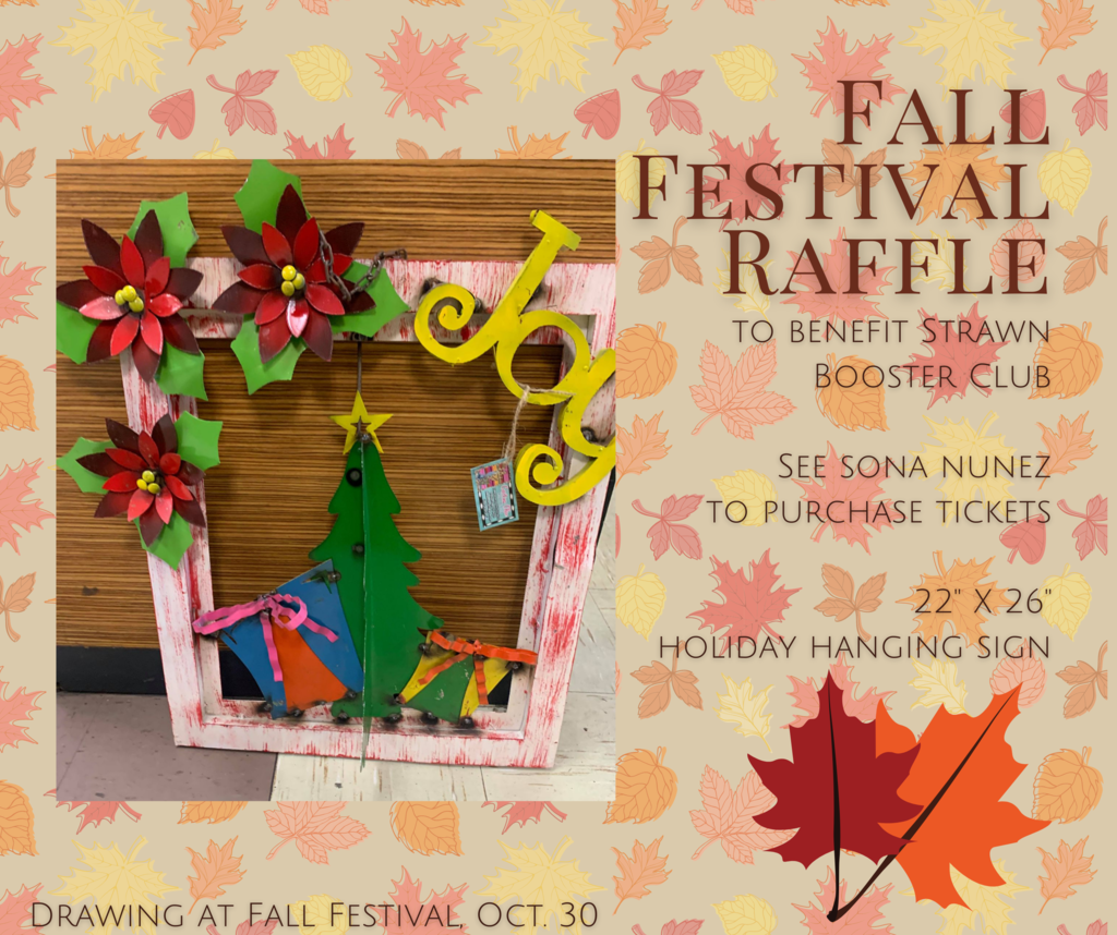 Raffle for Booster Club
