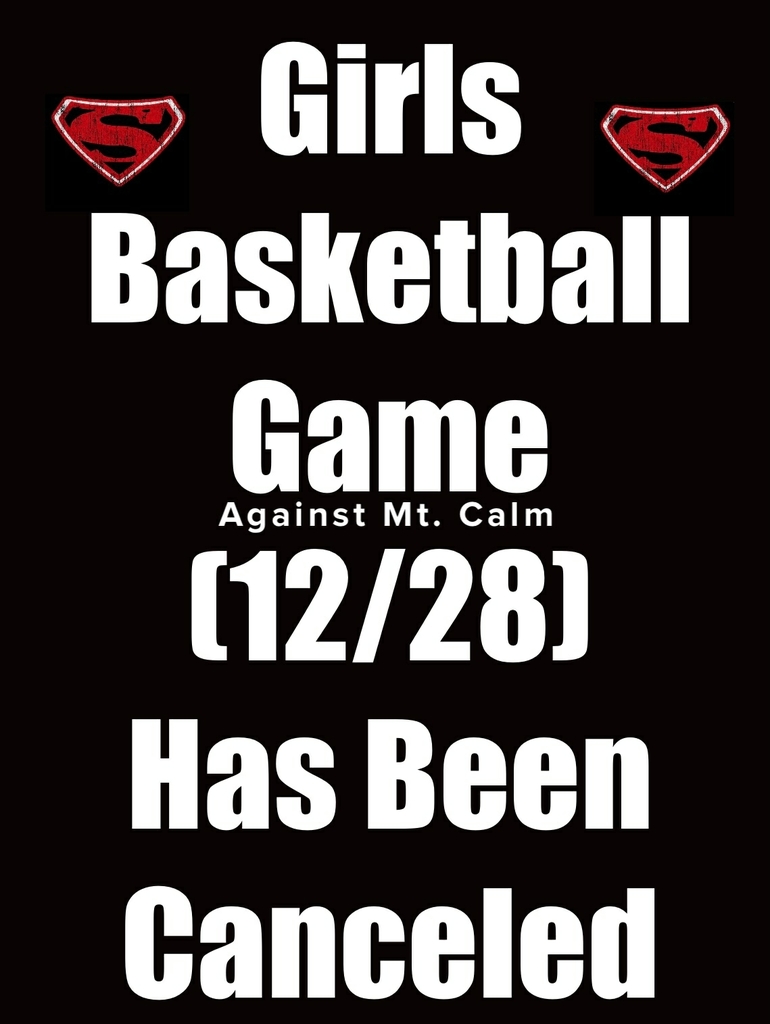 Tomorrow's girls game has been canceled 