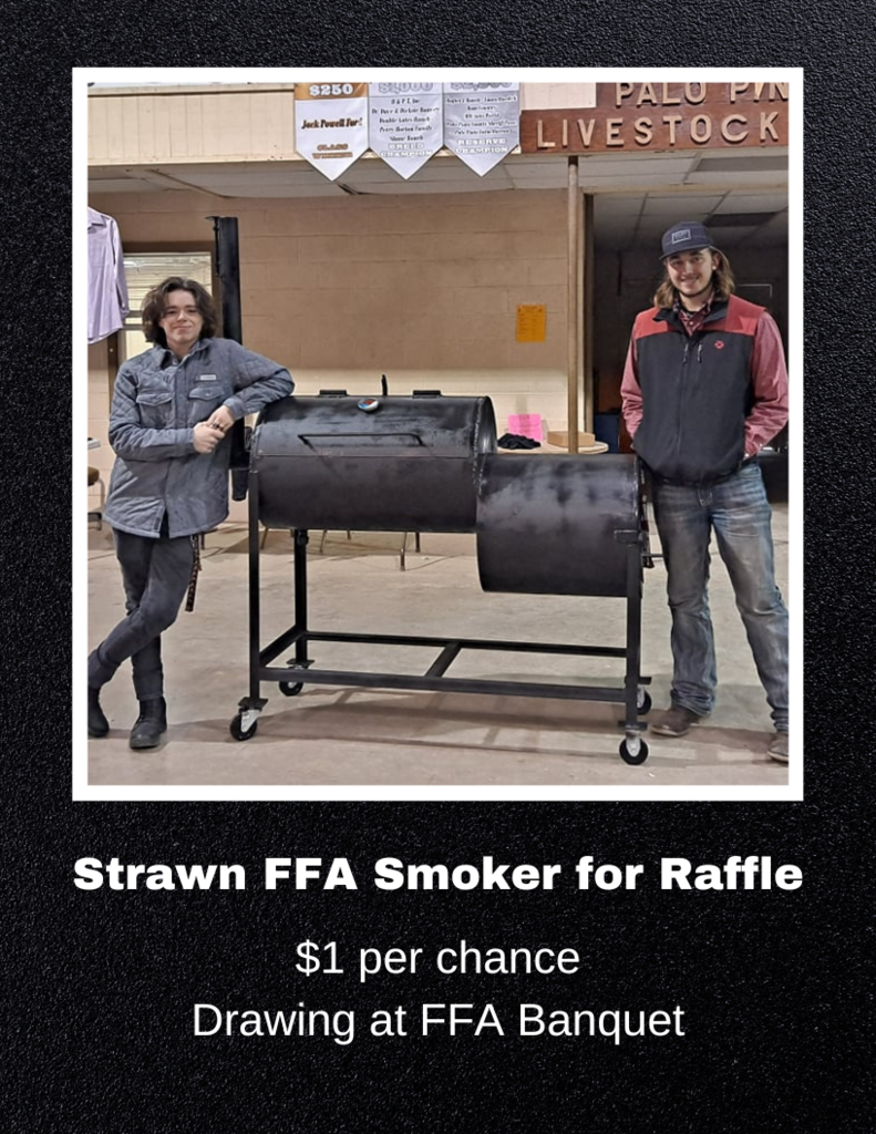 Smoker for raffle, $1 each