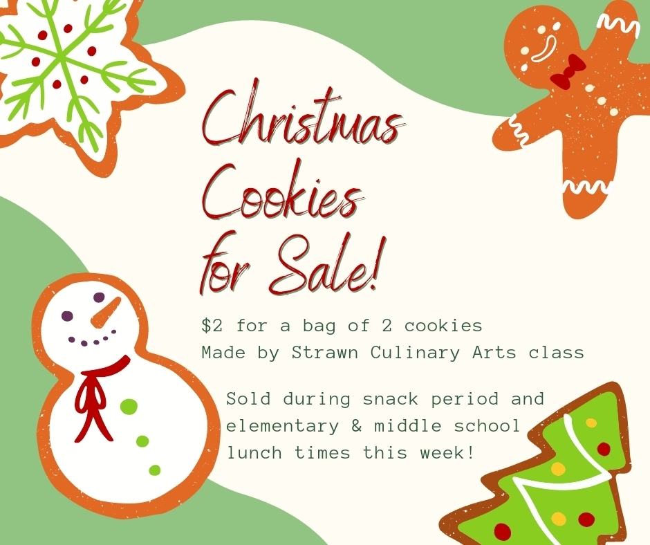 Christmas Cookies for Sale 