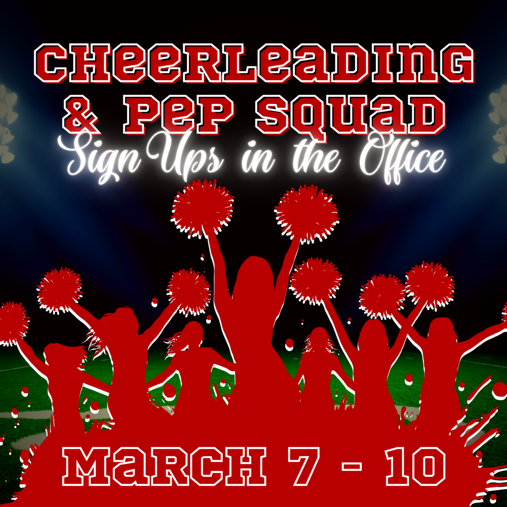 Cheer & Pep Squad Sign Ups