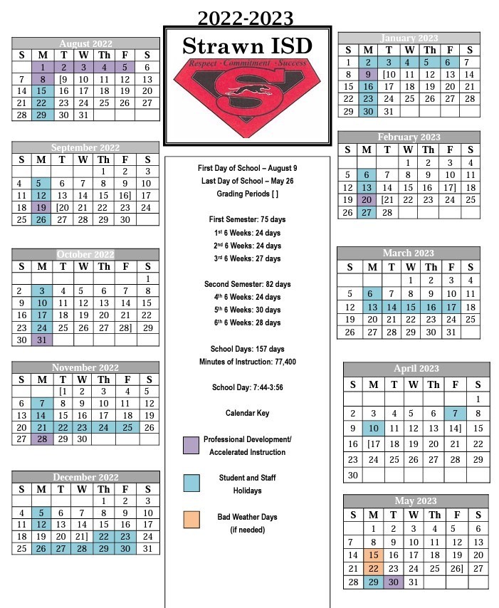 Calendar 2022-2023 (as of 12/13/2022)