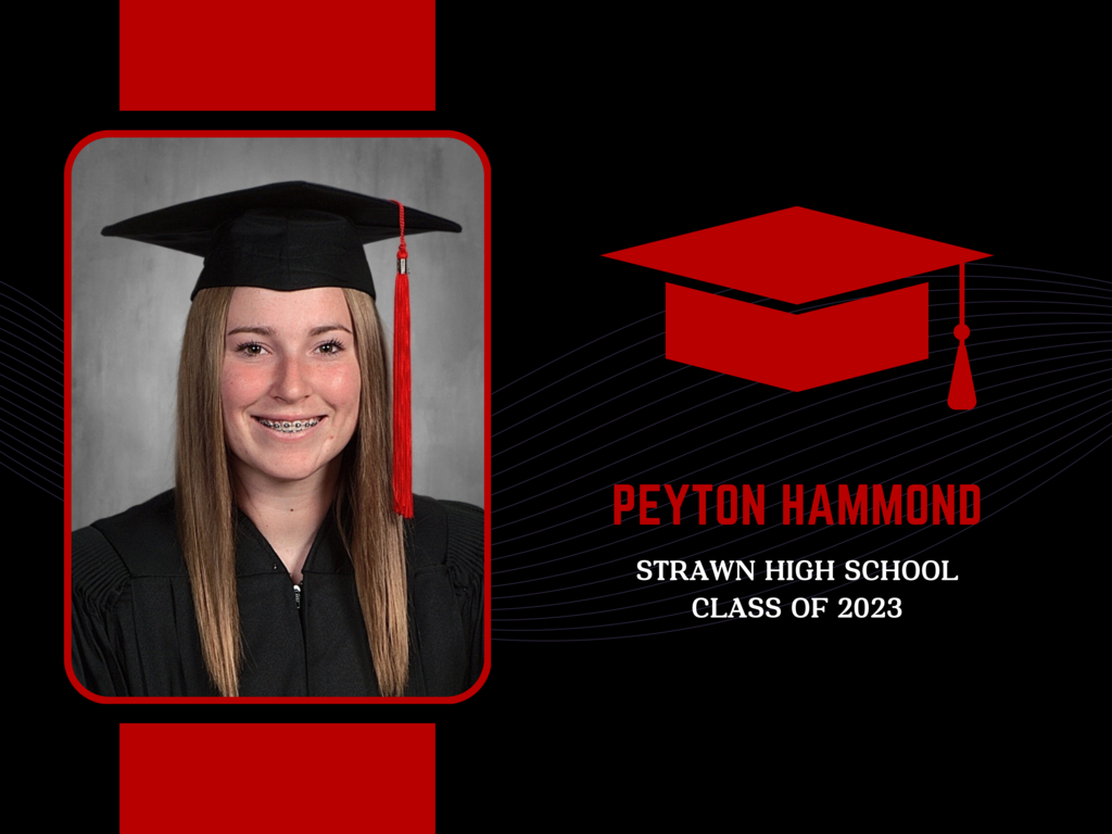 Peyton Hammond plans to attend Ranger College in the Certified Nursing Assistant Program!