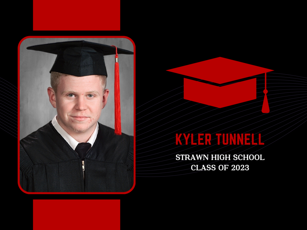 Kyler Tunnell will be entering the workforce, pursuing a career as a Pipeline Welder!