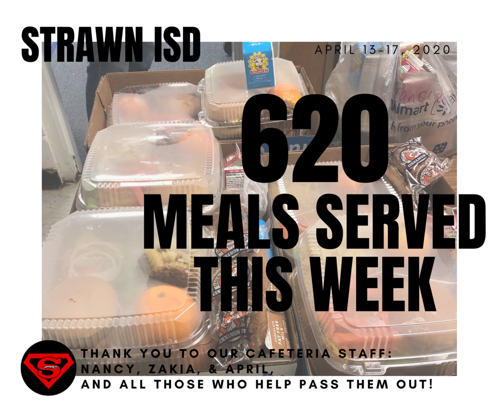 620 Free Meals were served to our students and community this week!