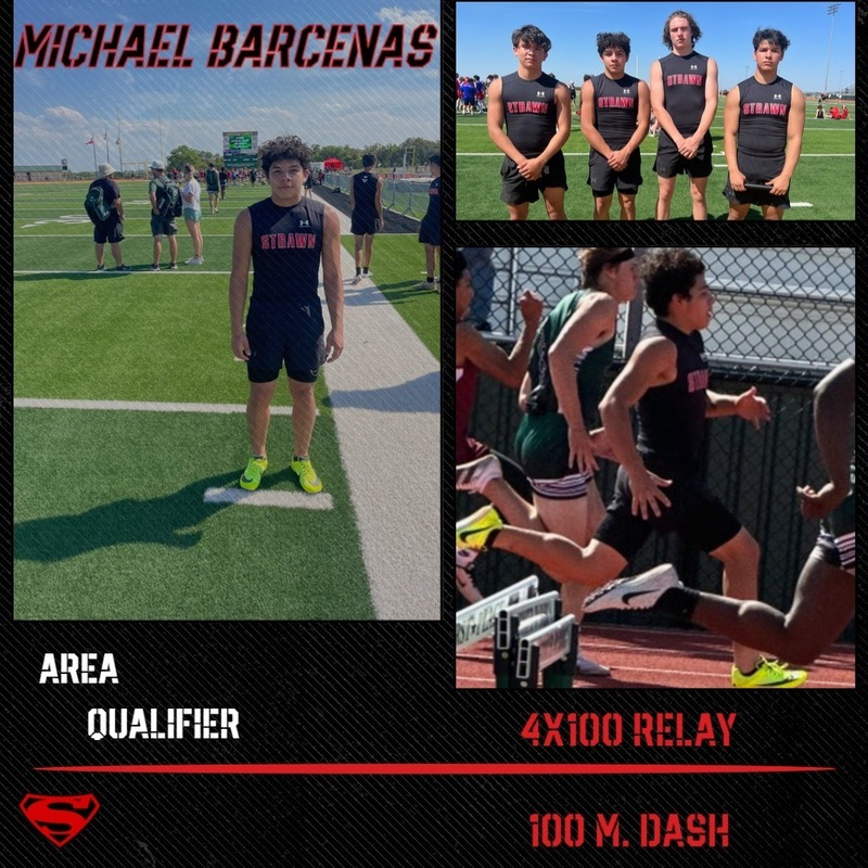 Michael Barcenas: 4x100 Relay, 100 M Dash